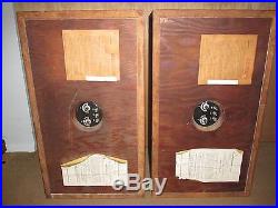 Vintage Acoustic Research AR-2AX Speakers Pair Tested, As-Is, NYC Area
