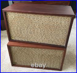 Vintage Acoustic Research AR-2 AR2 Speakers Walnut Cabinet Sound Great! Video