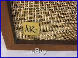 Vintage Acoustic Research AR-2a Loudspeaker System Speakers Local Pick-up Only