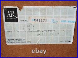 Vintage Acoustic Research AR-2ax Speakers Wood Cabinets Vintage Acoustic Research AR-2ax Speakers Wood Cabinets