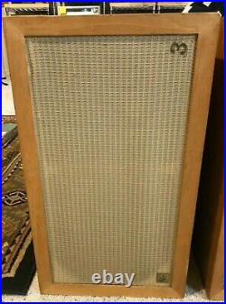 Vintage Acoustic Research AR-3 Pair of Matching Speakers Rare RAW PINE