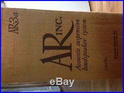 Vintage Acoustic Research AR-3a Speakers Vintage Acoustic Research AR-3a Speakers
