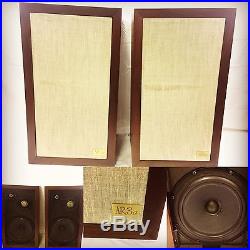 Vintage Acoustic Research AR 3a Speakers Cleaned And Refoam EXCELLENT