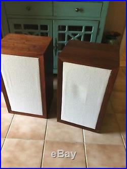 Vintage Acoustic Research AR-3a Speakers. Walnut Finish. No Disappointments