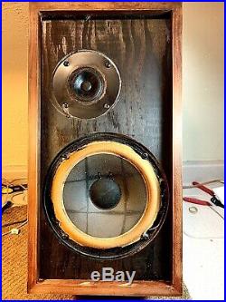Vintage Acoustic Research AR 4x Bookshelf Speakers Rare Plywood
