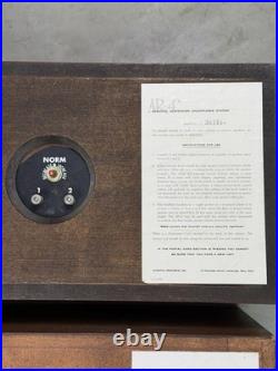 Vintage Acoustic Research AR-4x Speakers Pair AR4x Bookshelf High Fidelity