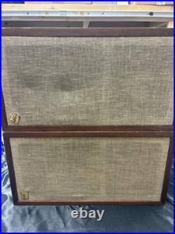 Vintage Acoustic Research AR-4x Speakers Pair Oiled Walnut AR 4x Loudspeaker