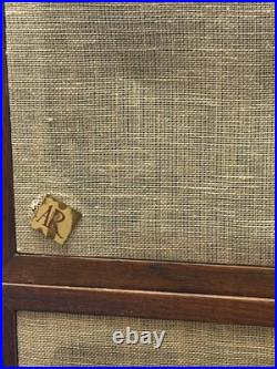 Vintage Acoustic Research AR-4x Speakers Pair Oiled Walnut AR 4x Loudspeaker