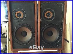 Vintage Acoustic Research AR 4x Speakers + Sansui Solid State 5000A Amplifier