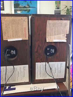 Vintage Acoustic Research AR 4x Speakers + Sansui Solid State 5000A Amplifier
