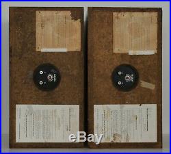 Vintage Acoustic Research AR-4x Speakers (Serial Number FX256957/256976)