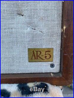 Vintage Acoustic Research AR-5 Speakers