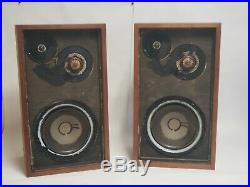 Vintage Acoustic Research AR-5 Speakers Pair Unrestored Original Free S&H