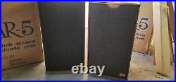 Vintage Acoustic Research AR-5 Speakers With Original Boxes Works As Is Vintage Acoustic Research AR-5 Speakers With Original Boxes Works As Is