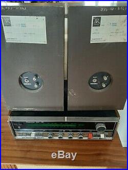 Vintage Acoustic Research AR-7 Loudspeakers consecutive serial numbers