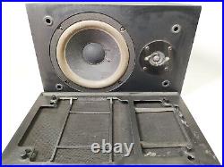 Vintage Acoustic Research AR Rock Partner Wedge Speakers Black SINGLE SPEAKER