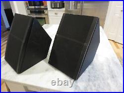 Vintage Acoustic Research AR Rock Partner Wedge Speakers Black Tested! Refoamed