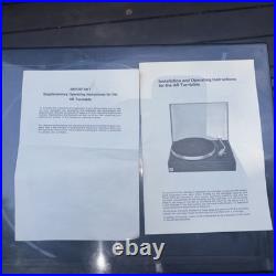 Vintage Acoustic Research AR-XA (no disc cover or tone arm holder)