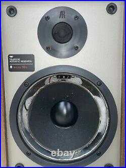 Vintage Acoustic Research Ar 18b Bookshelf Speakers-set Of Two