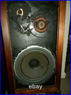 Vintage Acoustic Research Ar 3 Speakers With Original Stands