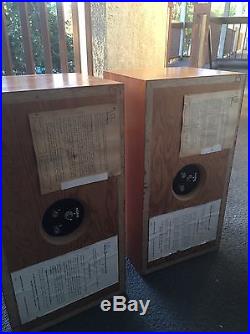 Vintage Acoustic Research Ar-series Ar4 Speakers Pair