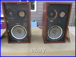 Vintage Acoustic Research Model AR-2AX Stereo Speakers Pair USA work