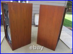 Vintage Acoustic Research Model AR-2AX Stereo Speakers Pair USA work