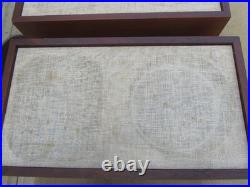 Vintage Acoustic Research Model AR-2AX Stereo Speakers Pair USA work