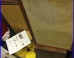 Vintage Acoustic Research Speakers AR 2ax Walnut Wood Suspension