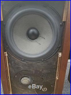 Vintage Acoustic Research amplifier, AR3a Speakers Oiled Walnut with stands