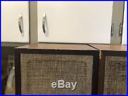 Vintage Ar-4 Acoustic Research Speakers Tested Working