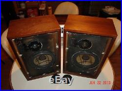 Vintage Ar-6 Acoustic Research Ar6 Speakers Early New Foam Surrounds