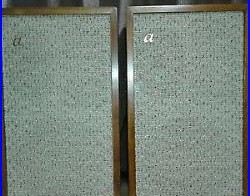 Vintage Early Acoustic Research AR 2a Speakers Great Condition Awesome Sound