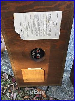 Vintage HIFI Acoustic Research AR2-Ax AR2ax main Stereo LOUDSPEAKERS A+ Cases