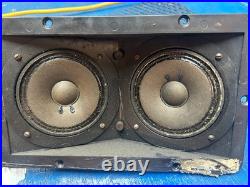 Vintage PAIR 4 Acoustic Research AR-2A midrange speakers IN ANGLED BAFFLE