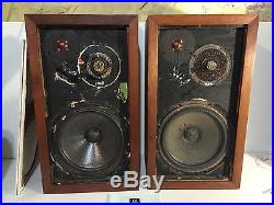 Vintage PAIR AR3 Acoustic Research Audio Speakers Walnut