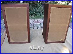 Vintage PAIR AR3 Acoustic Research Audio Speakers Walnut S/N 62382 62991