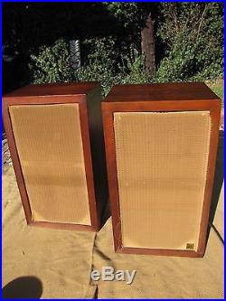 Vintage PAIR AR3 Acoustic Research Audio Speakers Walnut S/N 62382 62991