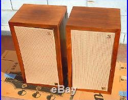 Vintage PAIR AR3 Acoustic Research Speakers Walnut Nice
