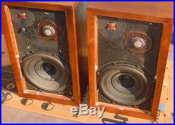 Vintage PAIR AR3 Acoustic Research Speakers Walnut Nice