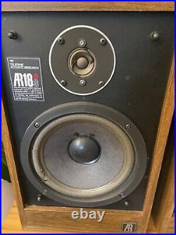 Vintage Pair Acoustic Research AR18S Book Shelf Speakers Free Shipping