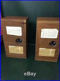 Vintage Pair Acoustic Research AR3 AR-3 Oil Rubbed Teak Speakers 1 Owner