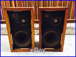 Vintage Pair Acoustic Research AR3 AR-3 Speakers 1 Owner Super Clean Cabinets