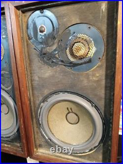 Vintage Pair Acoustic Research AR5 Loud Speakers NEW FRESH REFOAM AMAZING SOUND