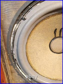 Vintage Pair Acoustic Research AR5 Loud Speakers NEW FRESH REFOAM AMAZING SOUND