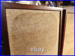 Vintage Pair Acoustic Research AR5 Loud Speakers NEW FRESH REFOAM AMAZING SOUND