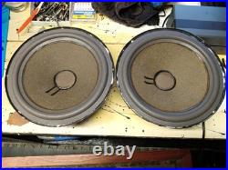 Vintage Pair Acoustic Research AR5 Loud Speakers NEW FRESH REFOAM AMAZING SOUND