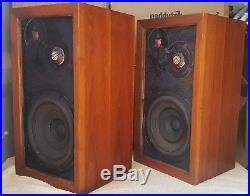 Vintage Pair Acoustic Research AR 3 S/N 20505, 20506 Sound Great! Look! Jewel