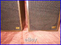 Vintage Pair Acoustic Research AR-7 Speakers with original paperwork Sound Great