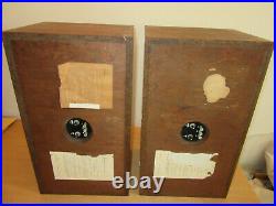 Vintage Pair Acoustic Research AR R-2ax walnut case speakers 21236 pickup